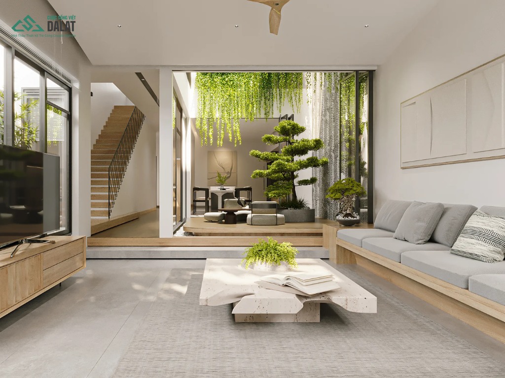 Ánh sáng giúp làm nổi bật chi tiết nội thất