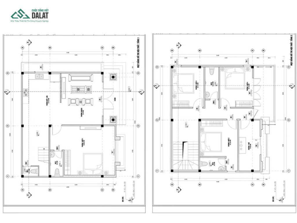 Bản thiết kế nhà ống 2 tầng mái Nhật