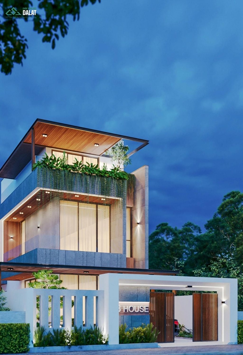 Mẫu mặt tiền nhà phố 6m đẹp