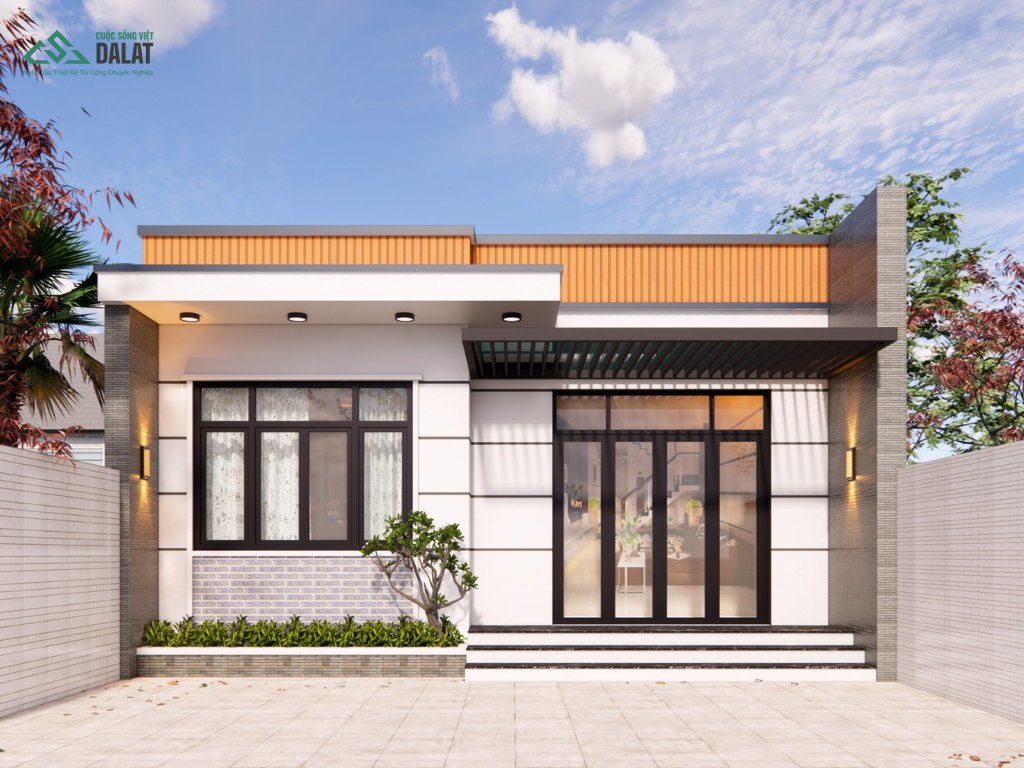 Nhà cấp 4 có chiều ngang 8m