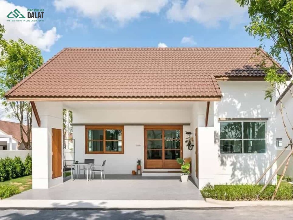 Nhà cấp 4 hai mái phổ biến ở Việt Nam