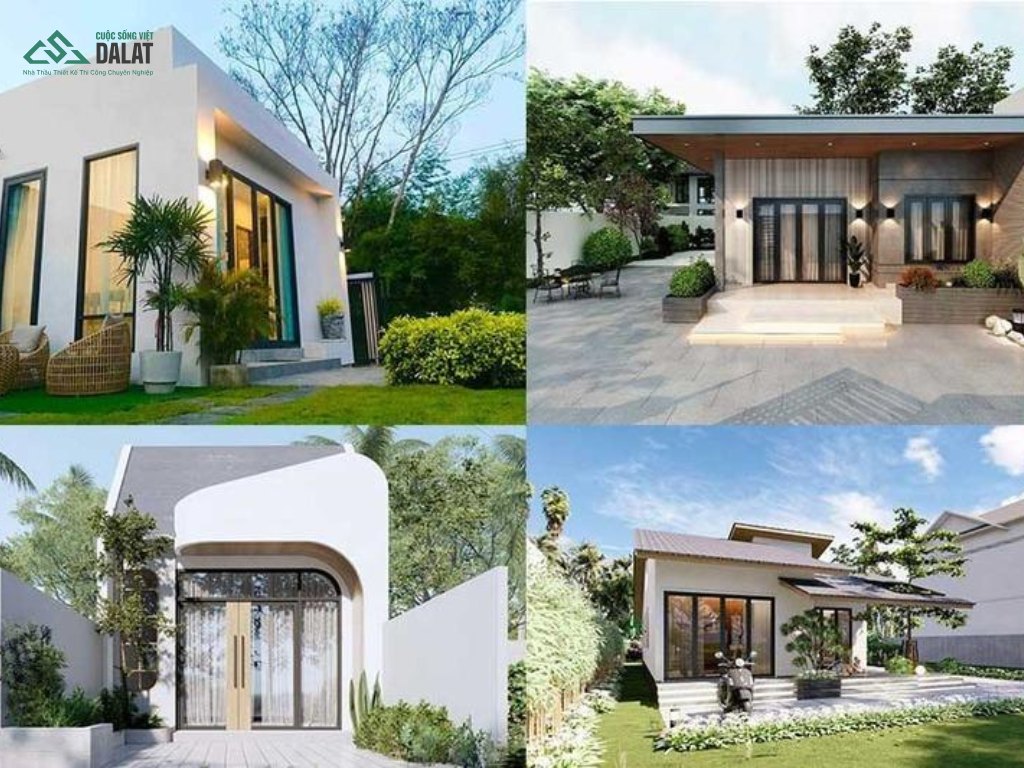 Nhà cấp 4 sân vườn đẹp mắt