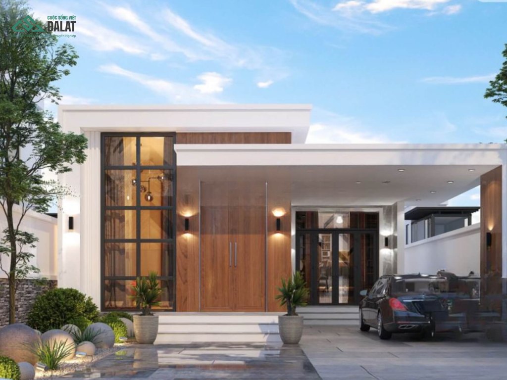 Nhà cấp 4 với chiều ngang 10m