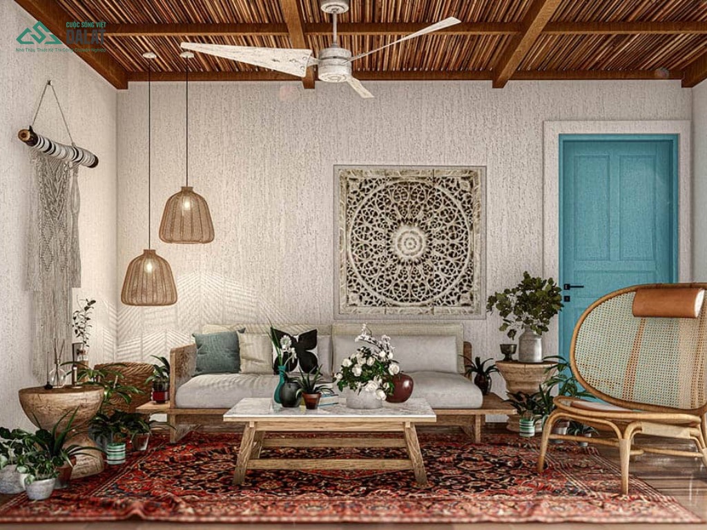 Phong cách Rustic thiết kế nội thất nhà