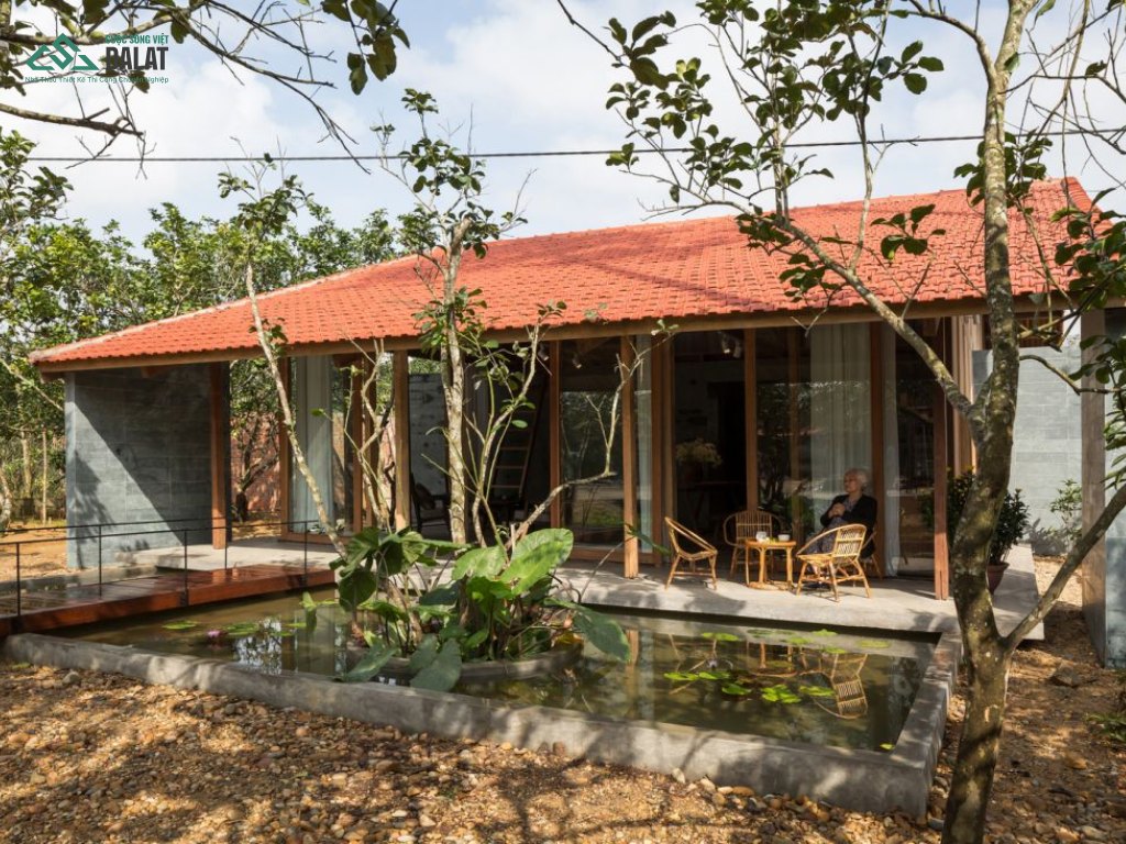 Thiết kế nhà cấp 4 phong cách đồng quê