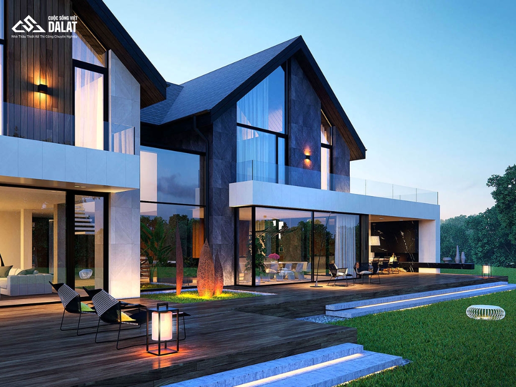 Thiết kế nhà đẹp mới Đà Lạt phong cách hiện đại