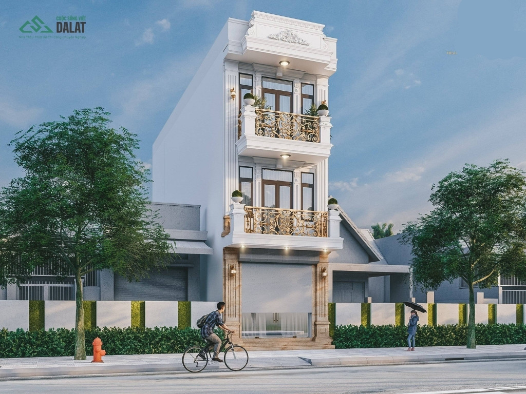 Thiết kế nhà ống phong cách cổ điển