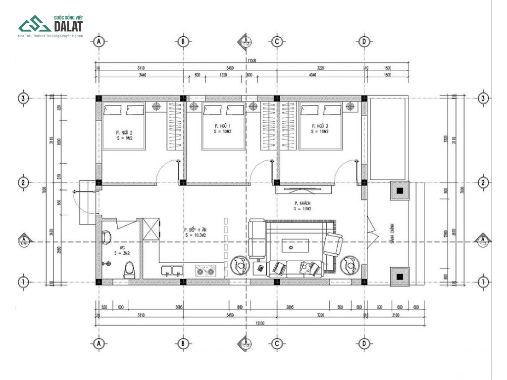 Bản vẽ nhà cấp 4 150 triệu là gì