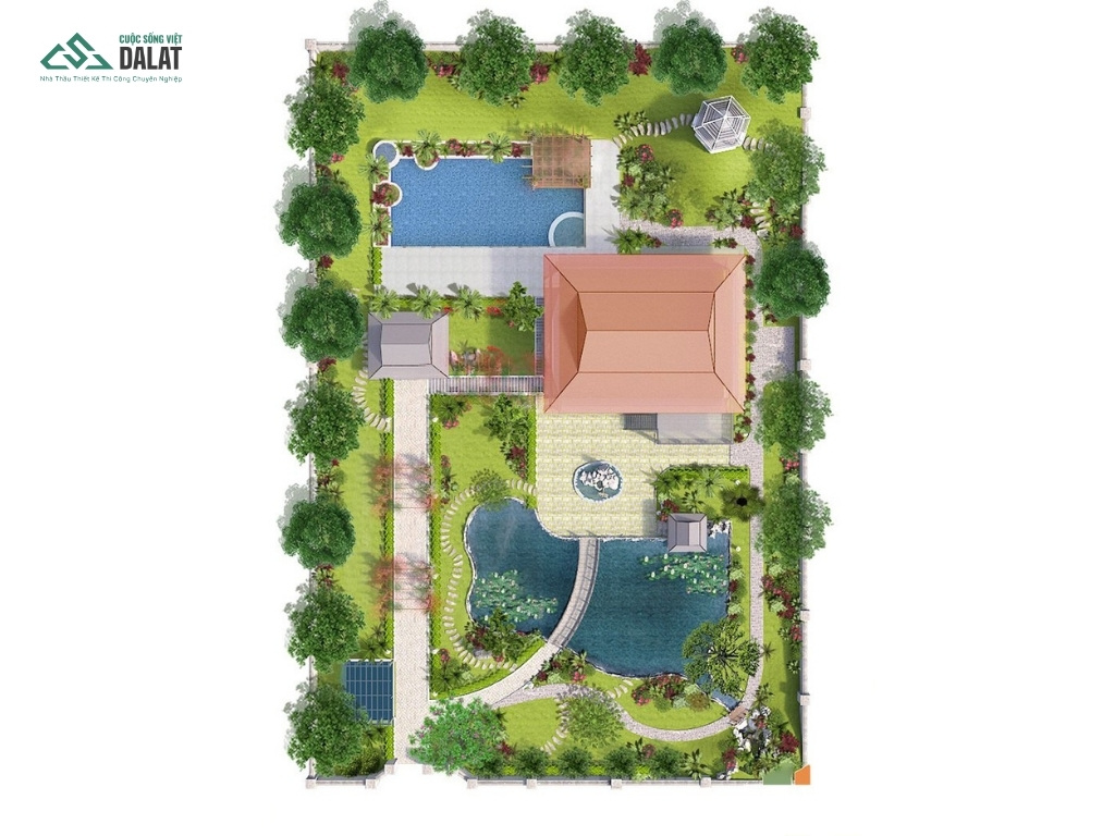 Thực vật là yếu tố quan trọng không nhỏ trong bản vẽ thiết kế nhà vườn