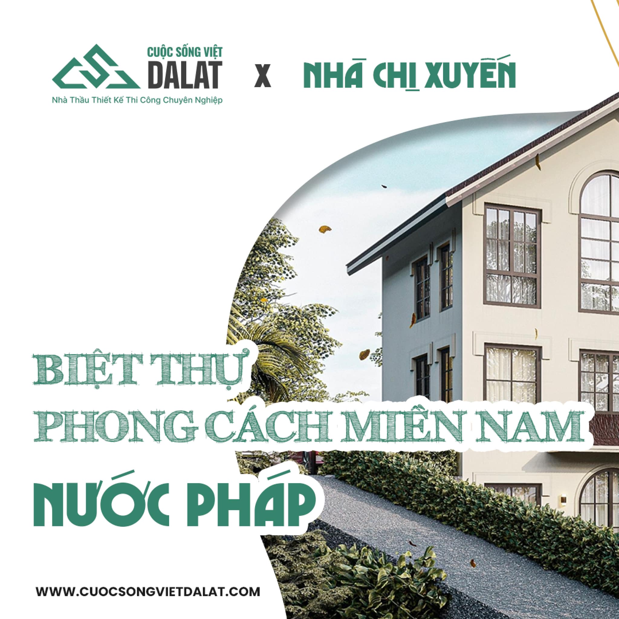 Biệt thự mang phong cách miền Nam nước Pháp
