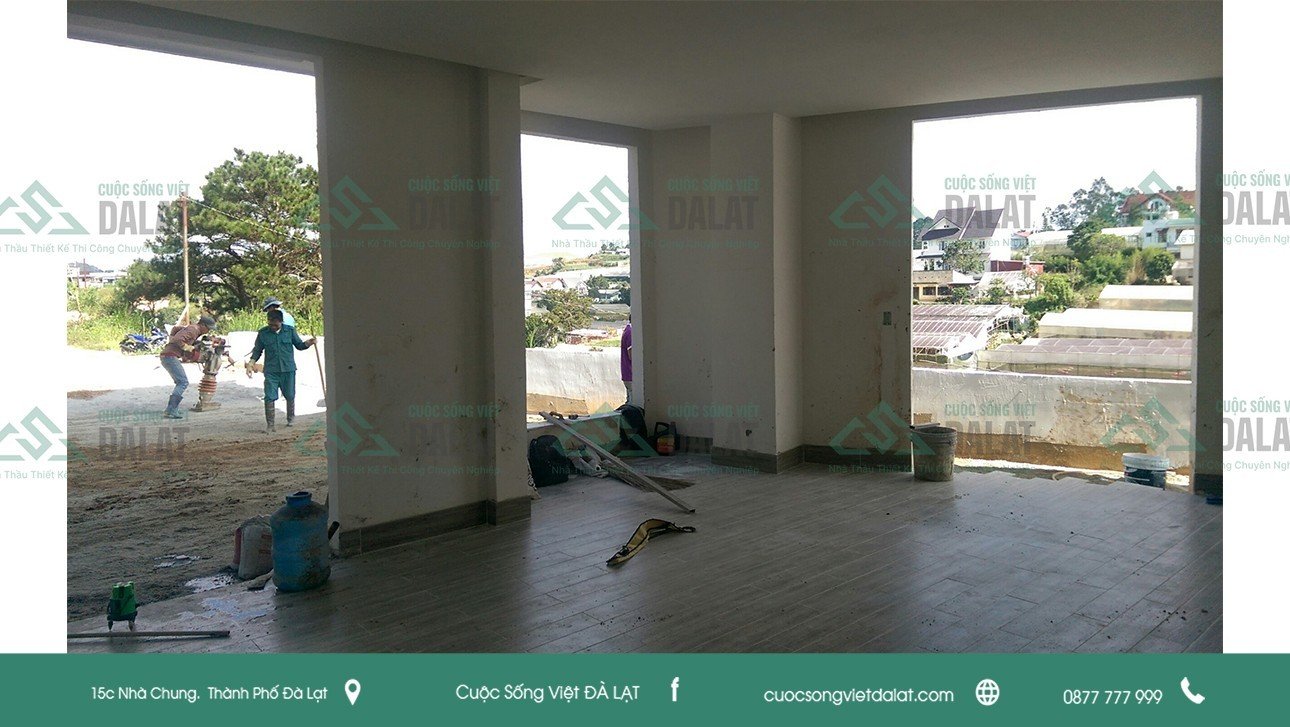 Quá trình thi công và xây dựng biệt thự