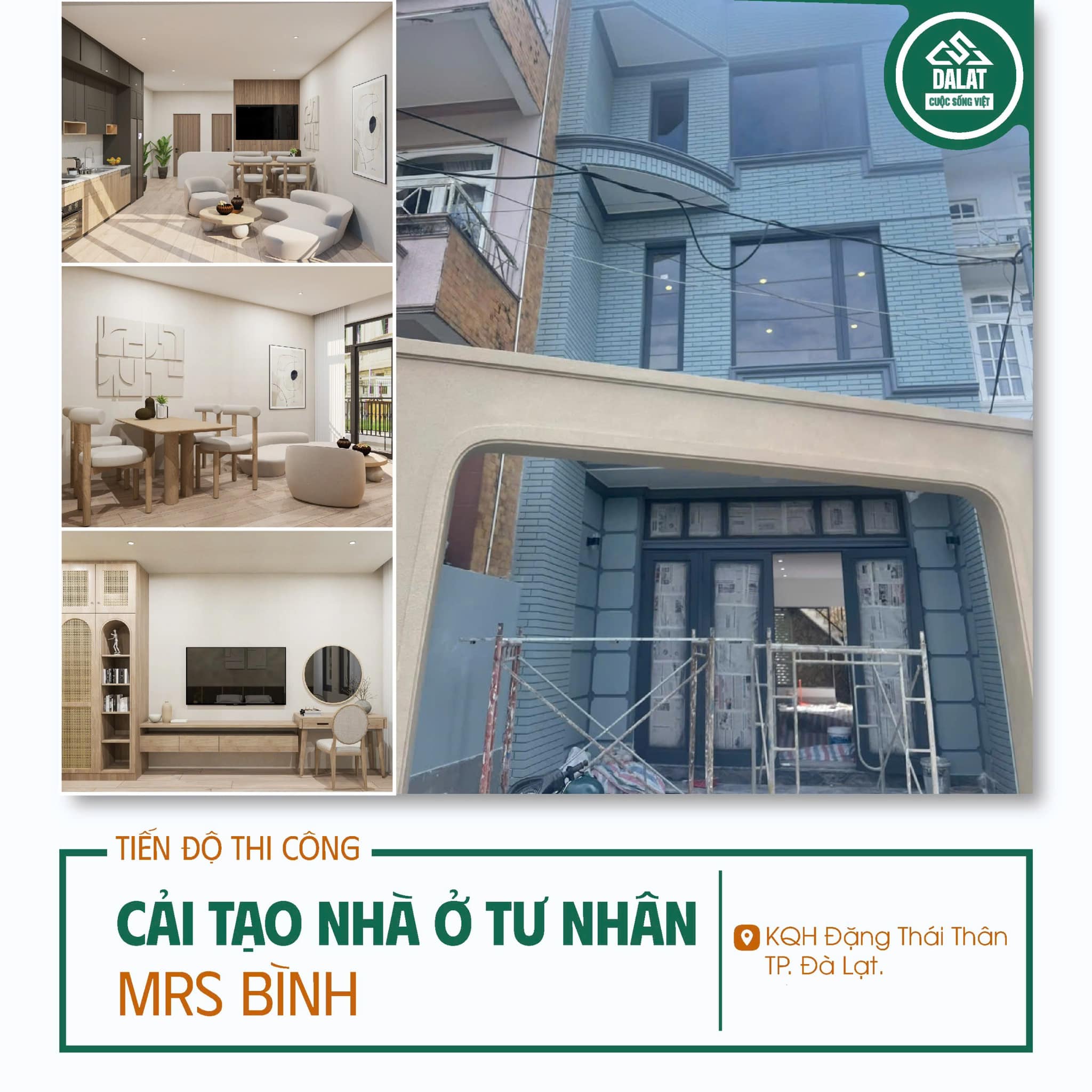 Dự án cải tạo nhà Mrs Bình