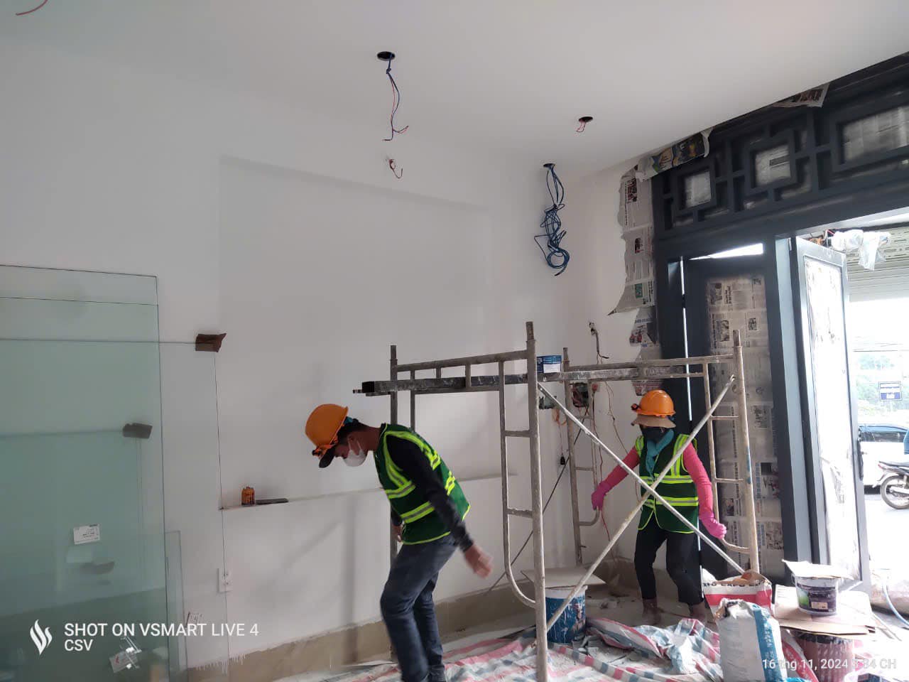 Giai đoạn cải tạo lại nhà bởi team Cuộc Sống Việt