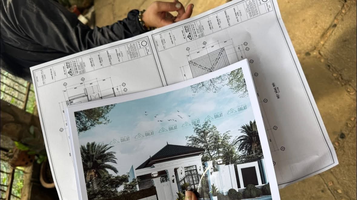 Bản vẽ thiết kế kiến trúc dự án Villa Huy Phương