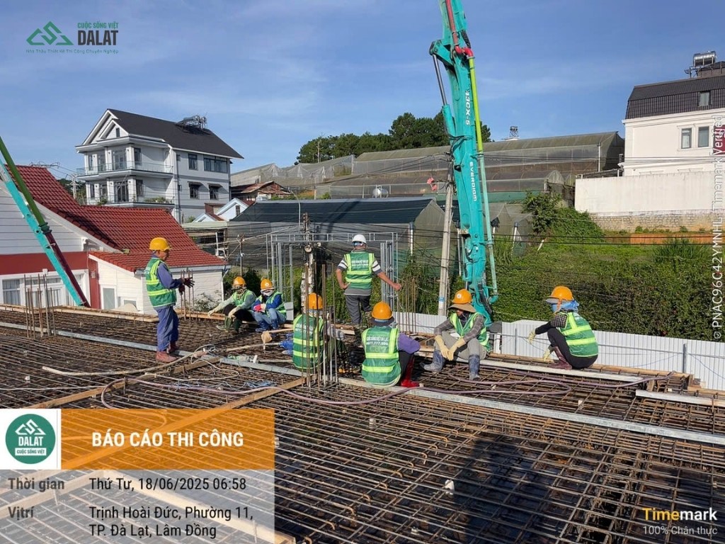 Quy trình xây nhà phần thô chi tiết