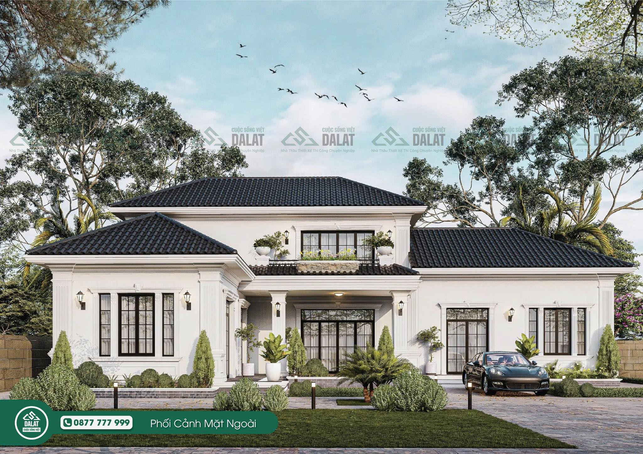 Phối cảnh mặt ngoài