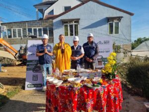 Lễ động thổ khởi công xây dựng villa