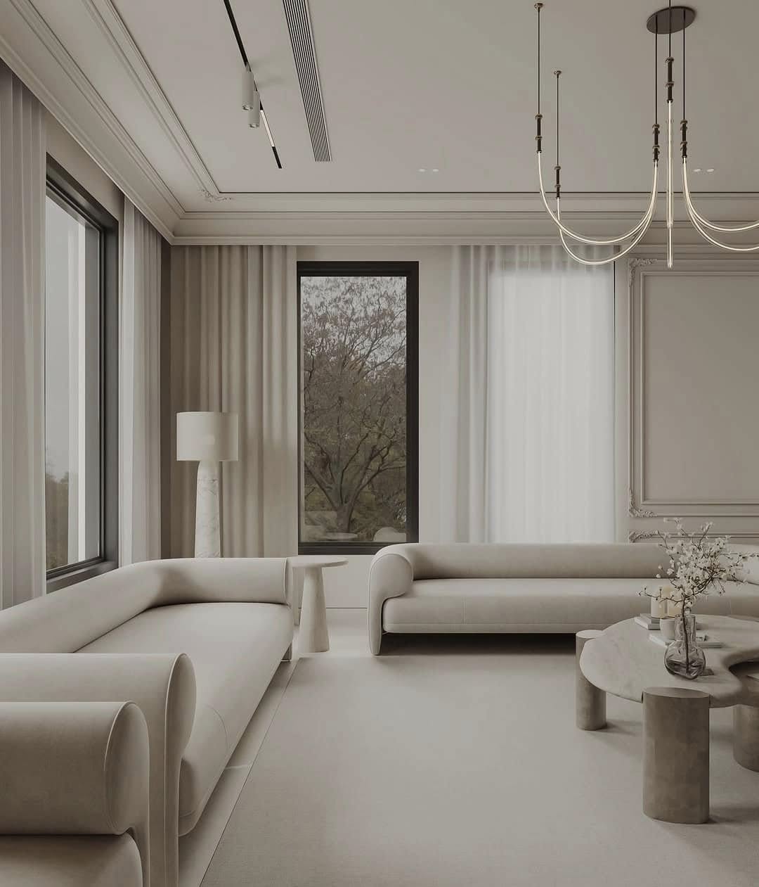 Không gian nội thất của villa Trịnh Hoài Đức