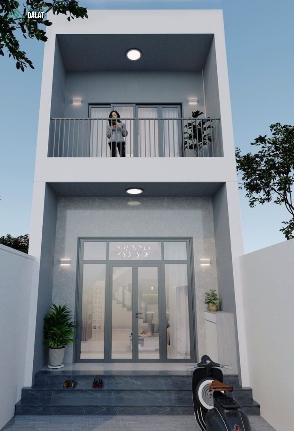 Mẫu nhà ống đẹp đơn giản 200 triệu