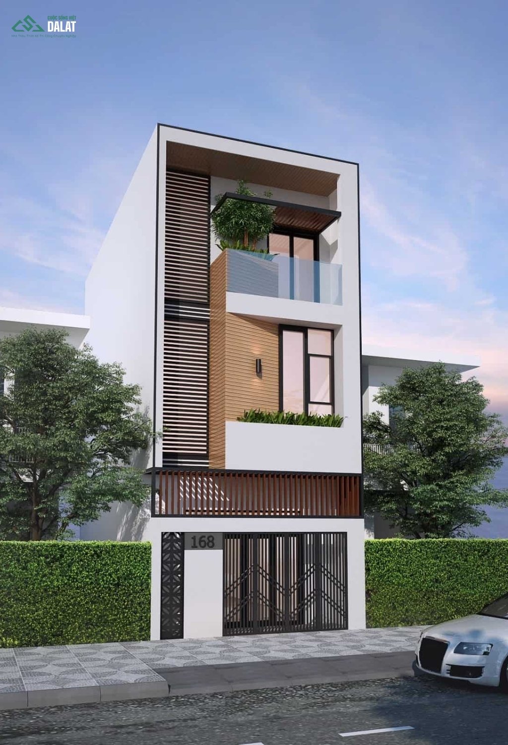Nhà ống có mặt tiền 5m