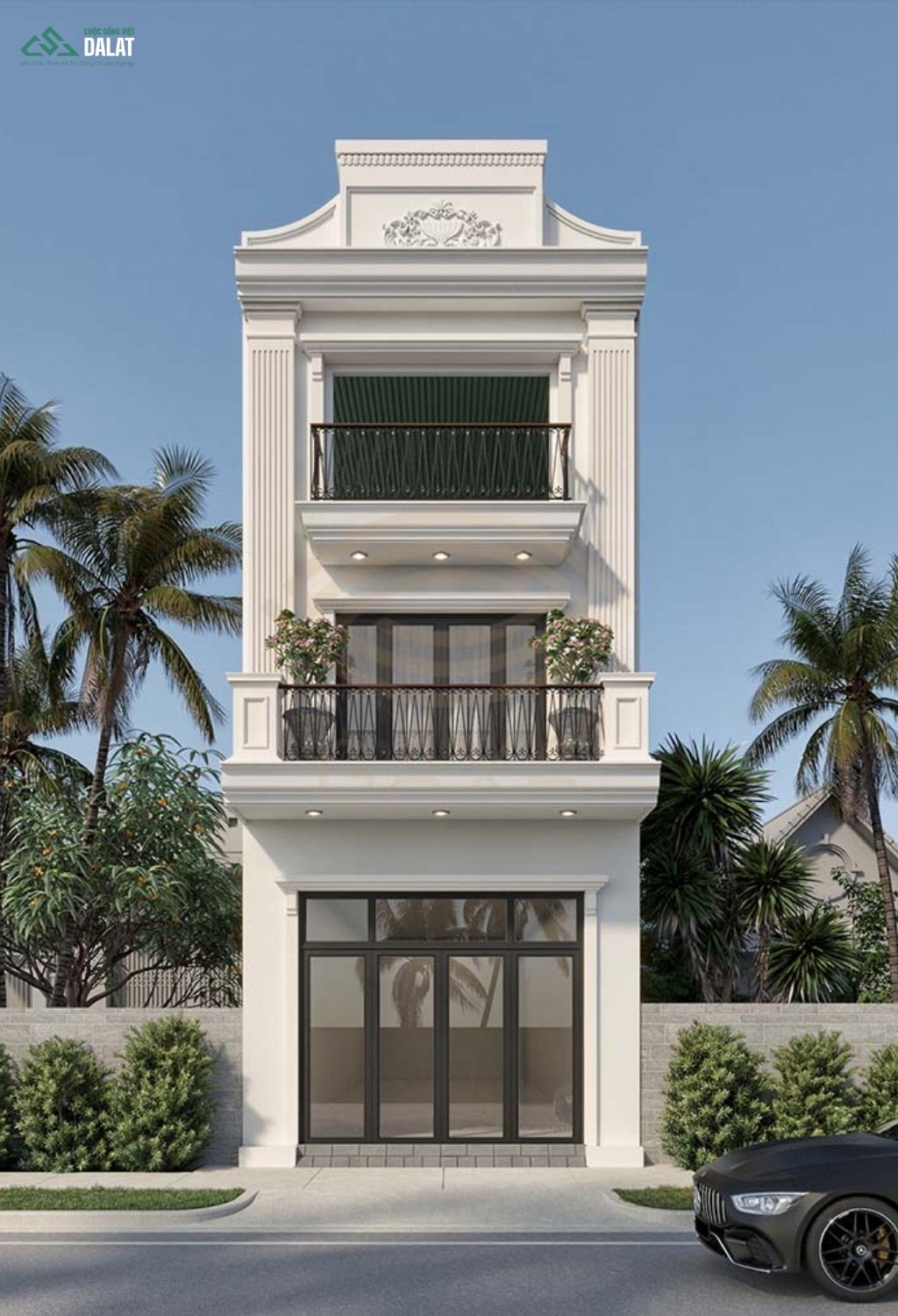 Nhà ống phong cách tân cổ điển