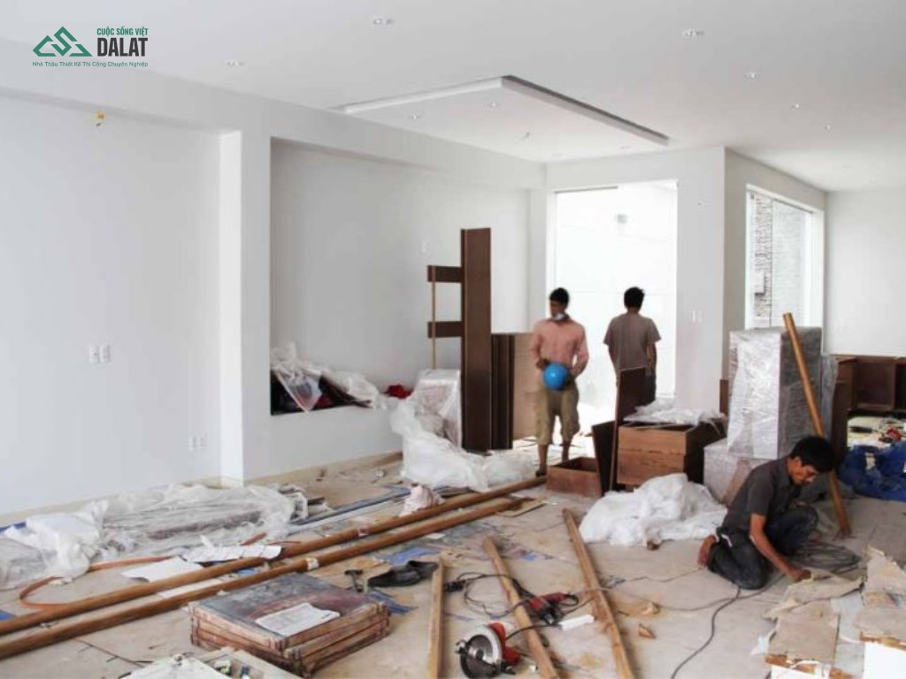 Quy trình thi công nội thất gỗ chuẩn 5 bước