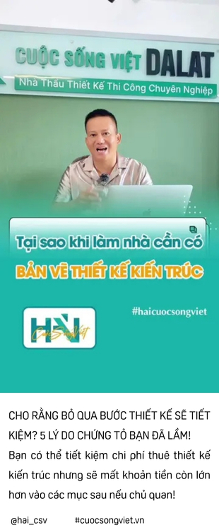 Tại sao làm nhà cần bản vẽ thiết kế kiến trúc?