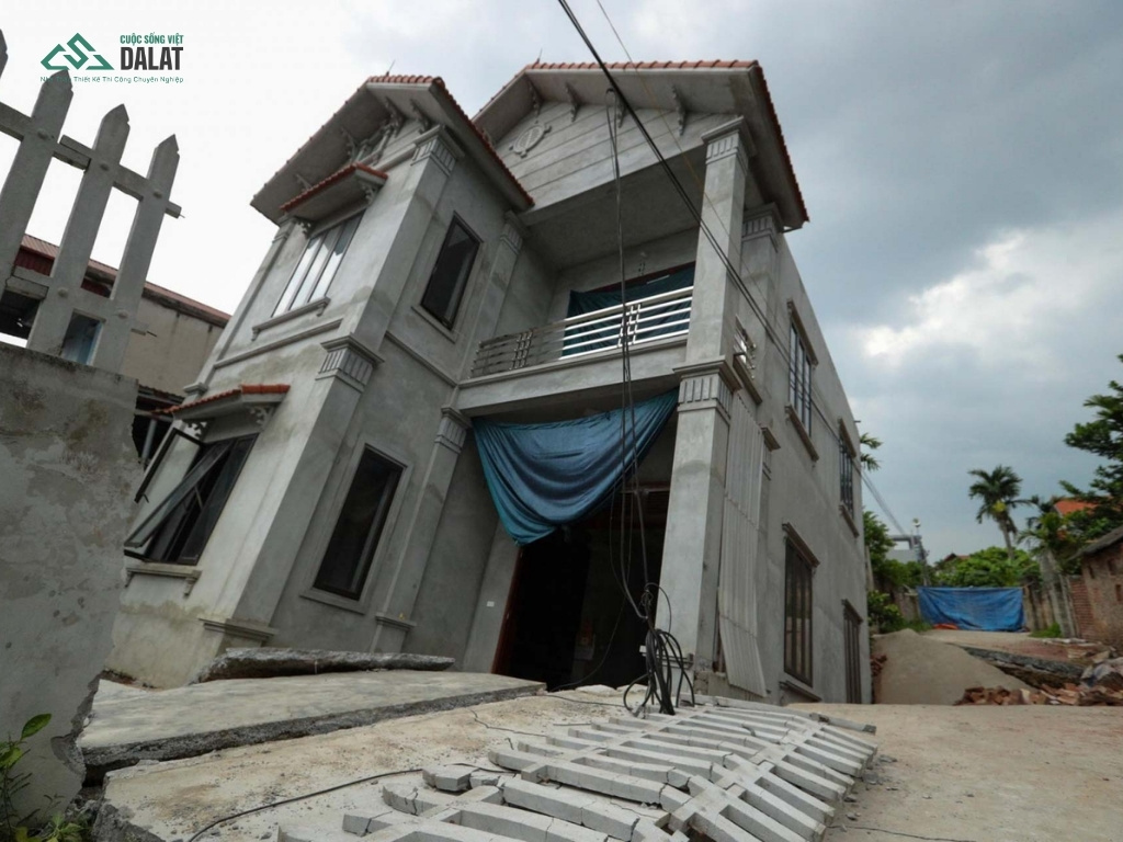 Các nguyên nhân gây ra hiện tượng móng nhà bị lún