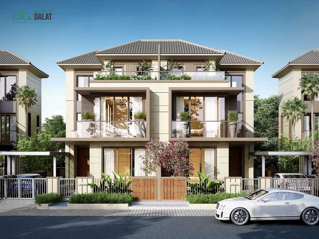 Giải pháp thiết kế thông minh cho các mẫu biệt thự song lập