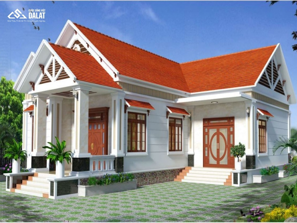 Mẫu nhà gác lửng giá 500 triệu chữ L