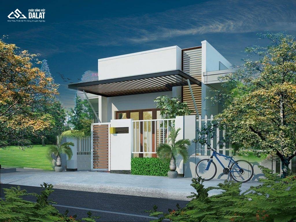 Xây nhà cấp 4 gác lửng 500 triệu mái bằng phù hợp ở nông thôn