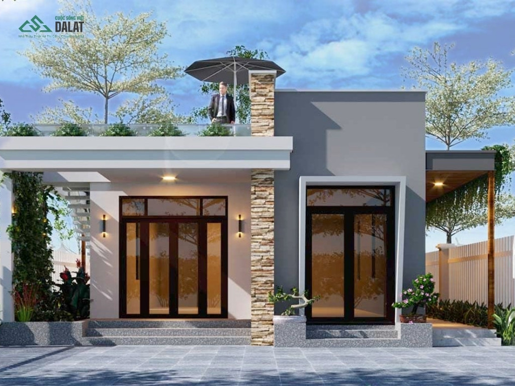 Phong thủy cũng là yếu tố quan trọng khi xây nhà mái bằng