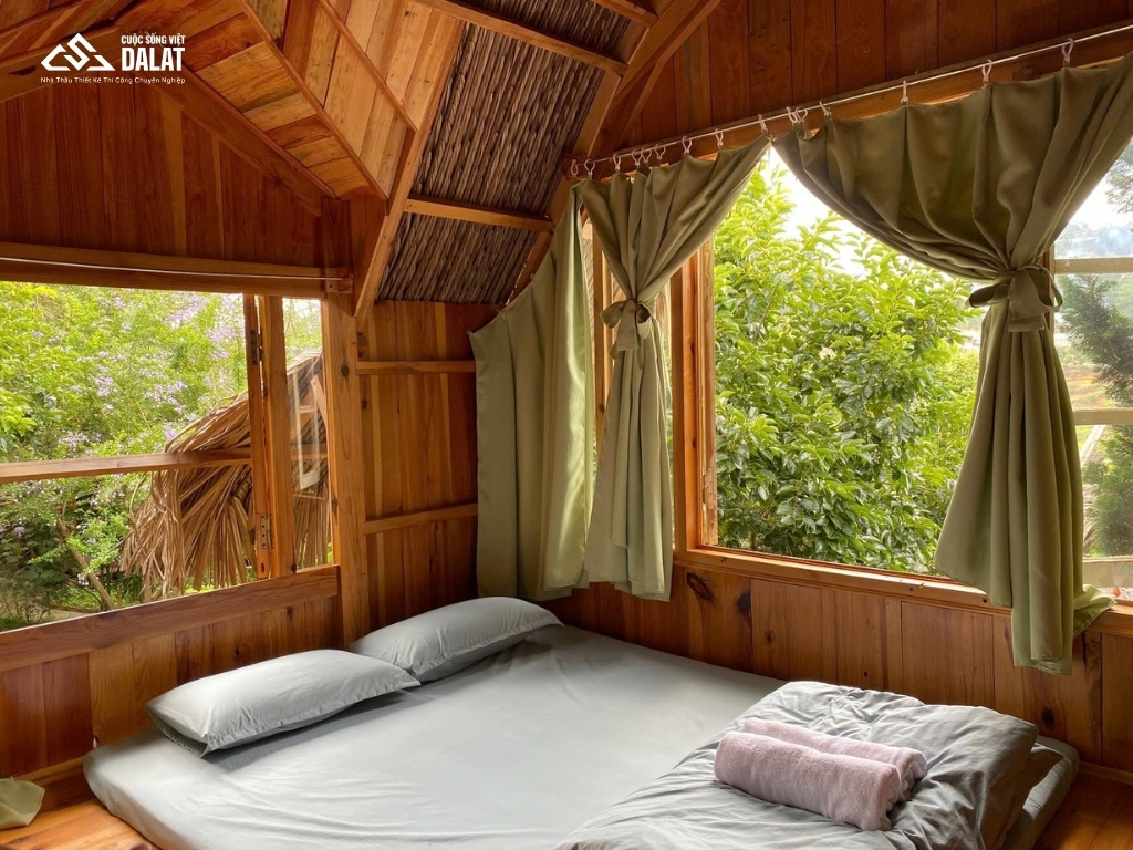 Homestay nhà gỗ Đà Lạt