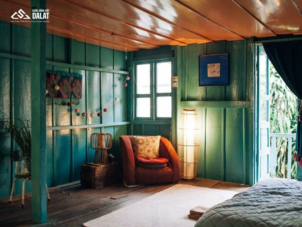 Mẫu thiết kế homestay Đà Lạt phong cách vintage