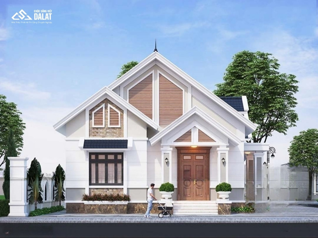 Cách bố trí không gian trong nhà gác lửng 5x12