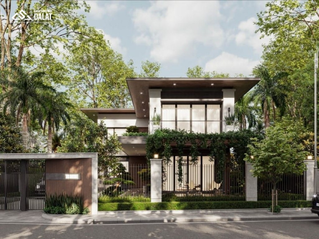 Biệt thự nhà vườn chữ L