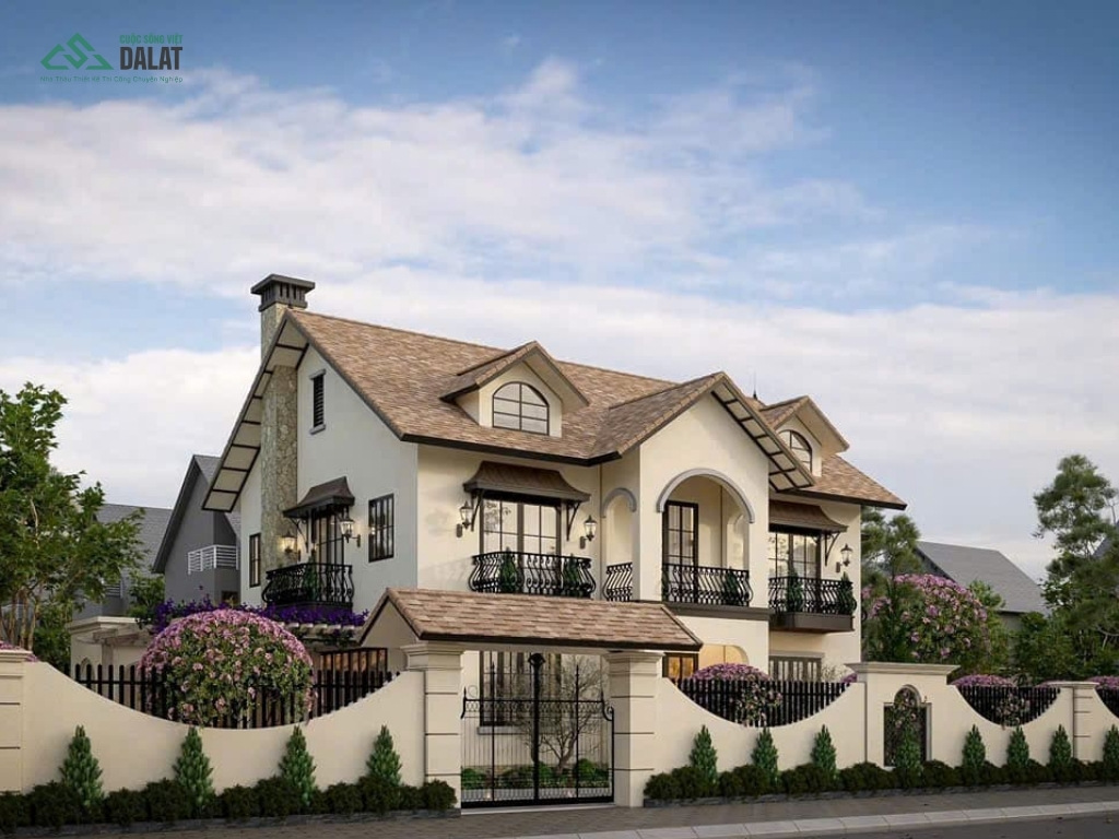 Biệt thự nhà vườn phong cách miền quê
