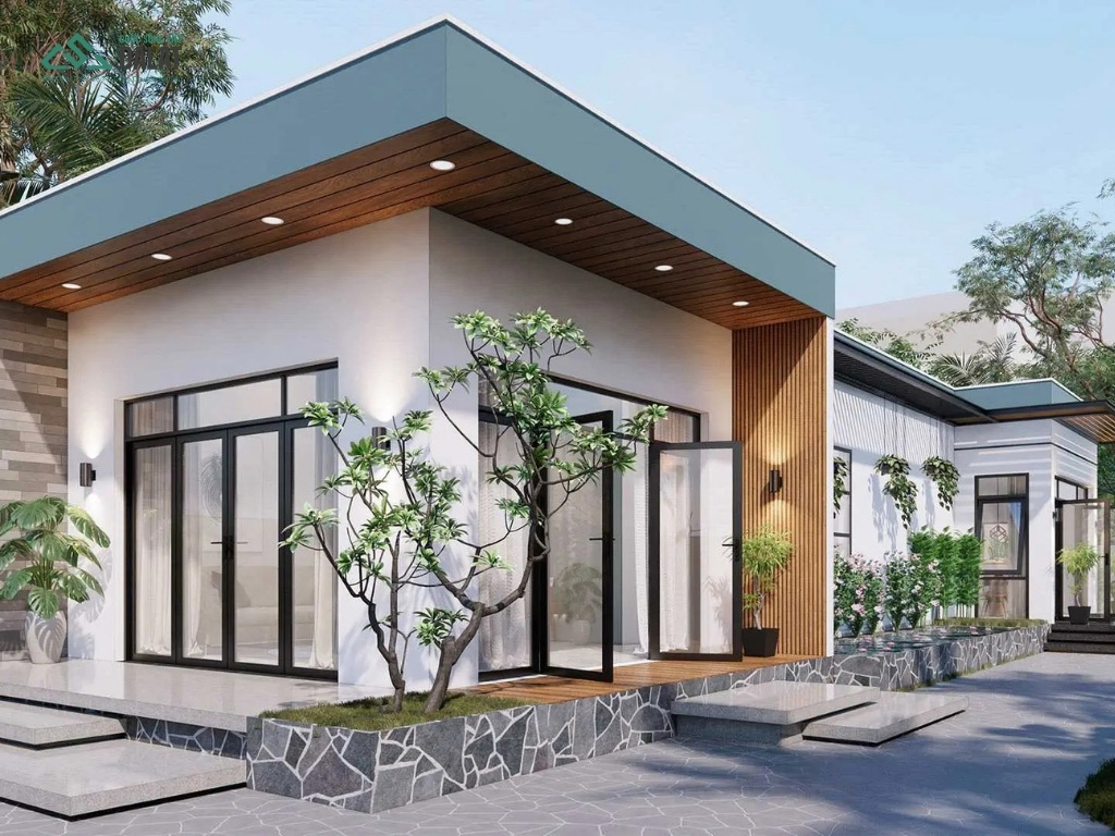 Nhà vườn 1 tầng 3 phòng ngủ