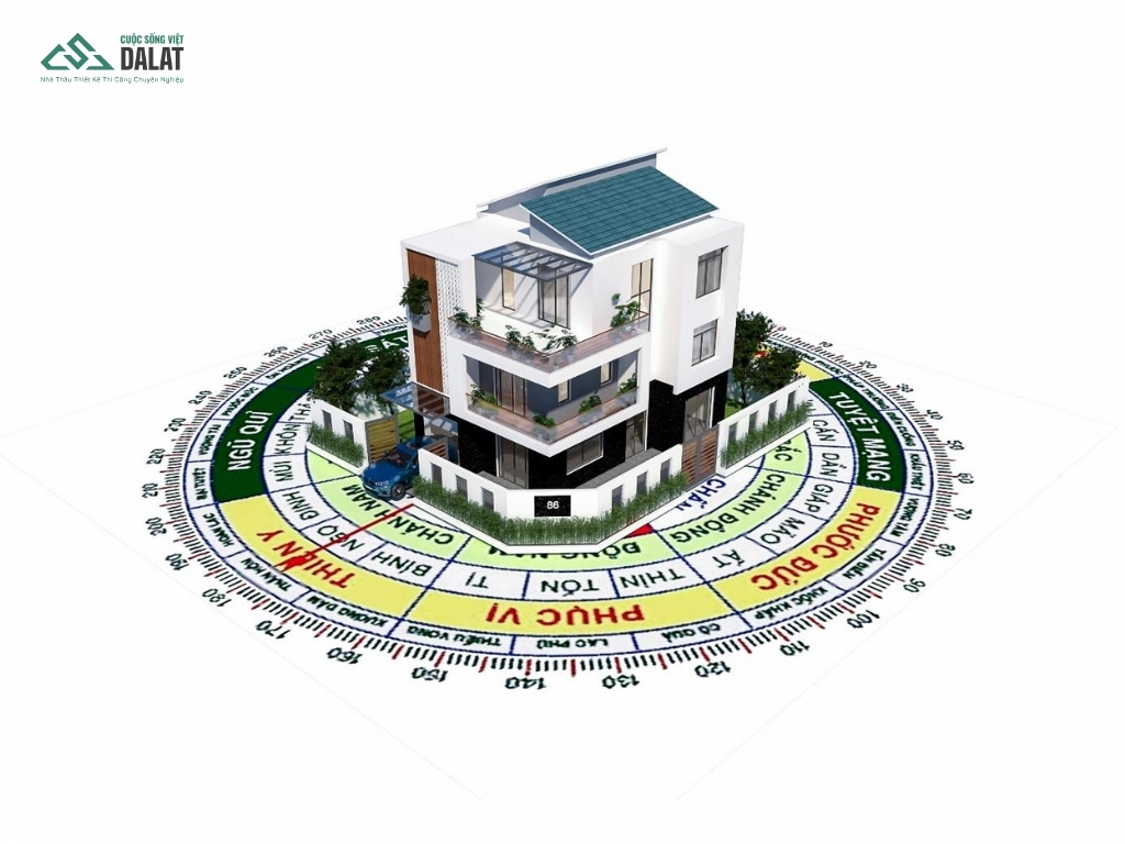 Hướng nhà tốt cho tuổi 1980 làm nhà năm 2026