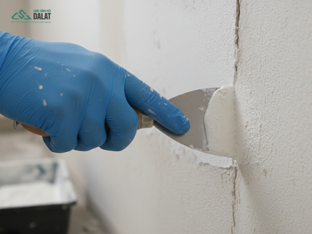 7 vật liệu phổ biến thường dùng để xử lý tường nứt chân chim