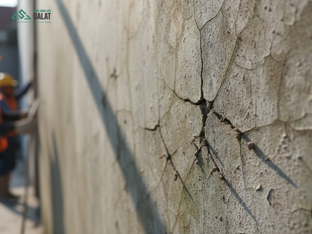 Phân loại tường nứt chân chim