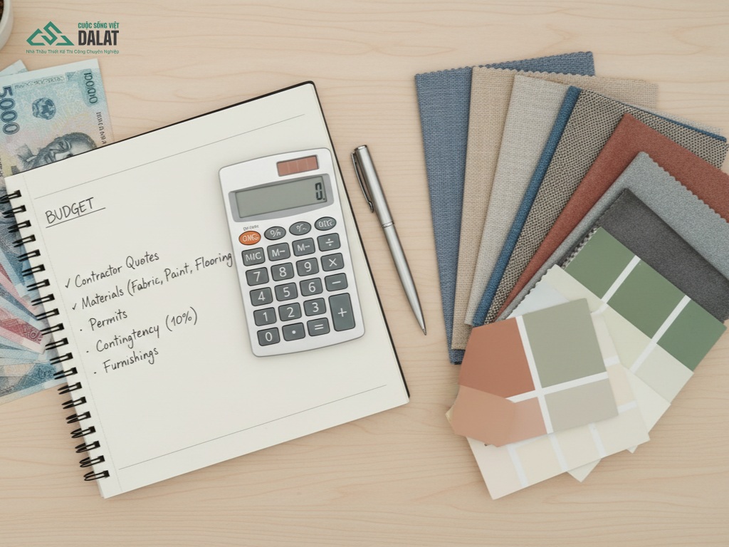 Lên kế hoạch sửa nhà đón Tết là điều đầu tiên cần làm